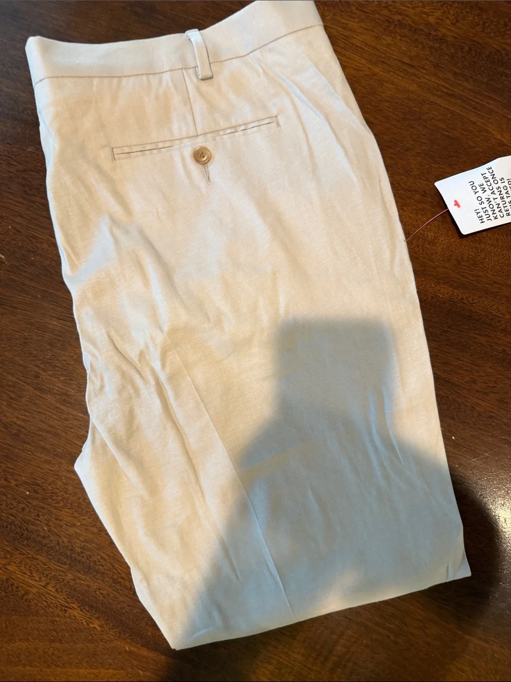 ASOS Men's Cream Pleated Dress Trousers
